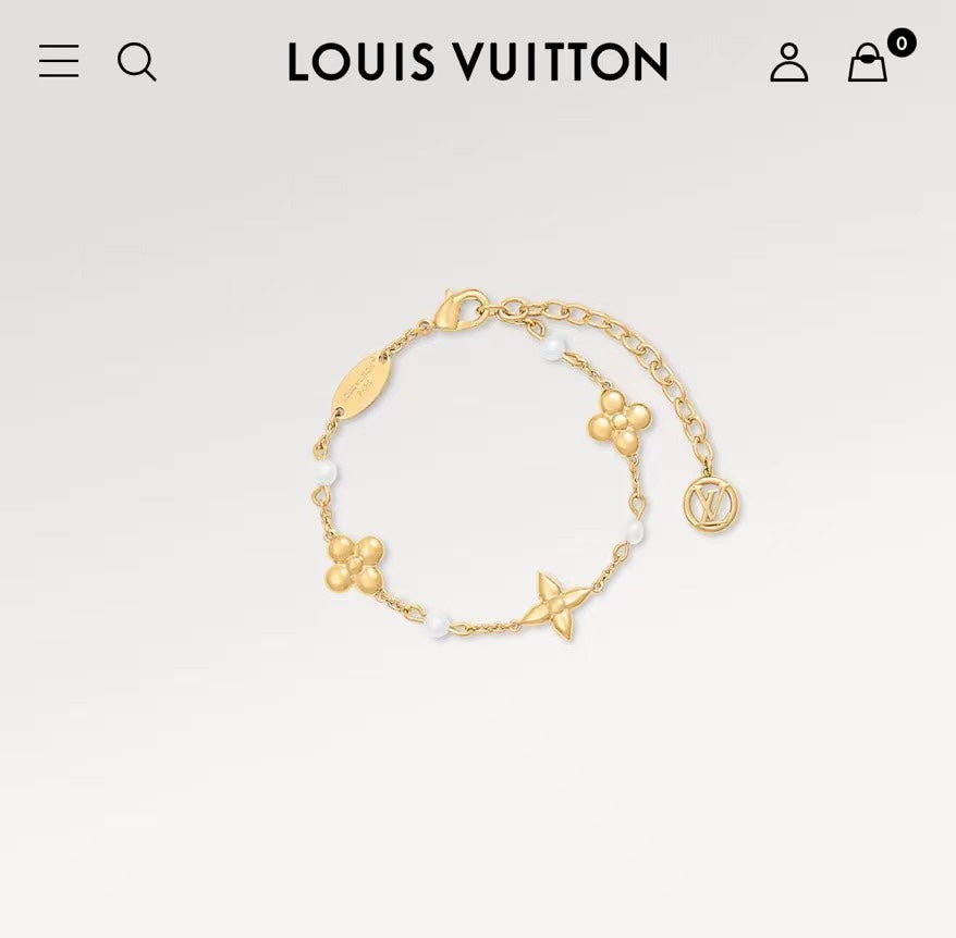 High-Quality Gold-Flower Pearl Bracelet product image 7, provided for visual reference and product detail review