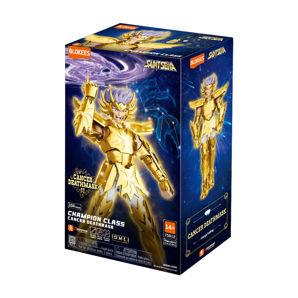 Saint Seiya Champion Class Cancer Deathmask | Blokees product image 6, provided for visual reference and product detail