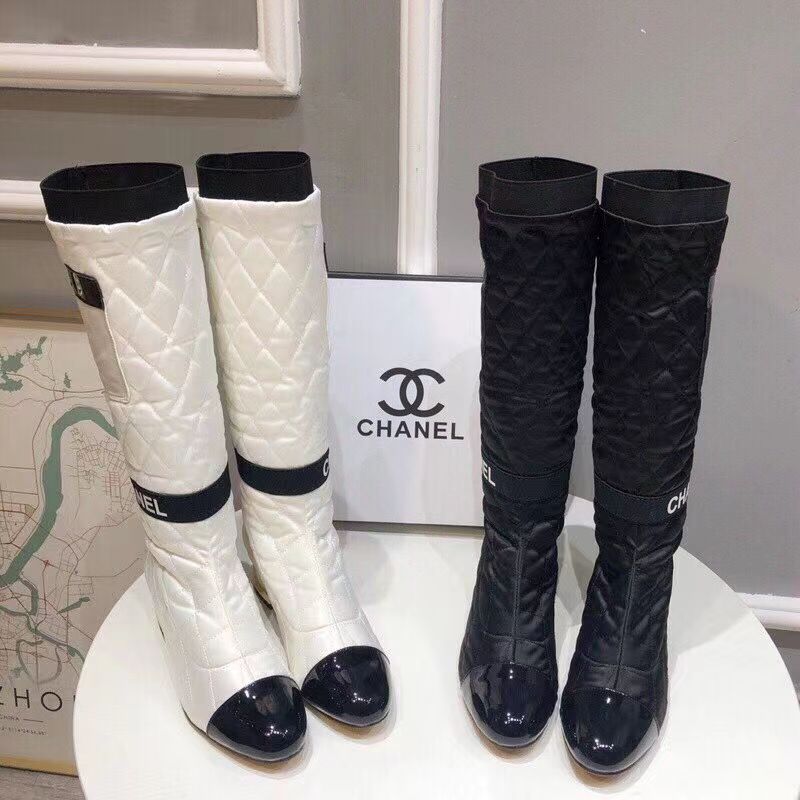 New Fashion Color matching diamond grid Long boots product image 3, provided for visual reference and product detail review
