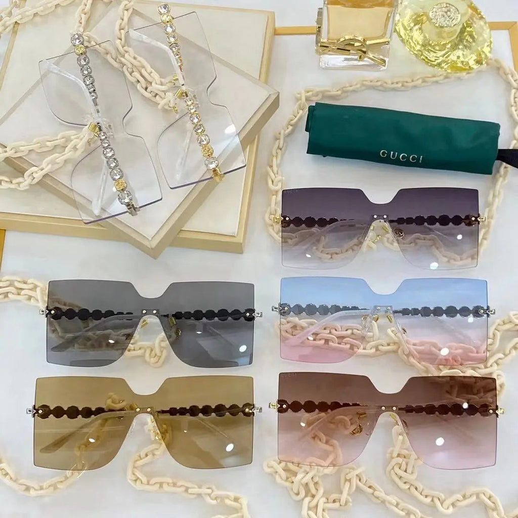 6 Colors Chain Accessories Sunglasses product image 2, provided for visual reference and product detail review