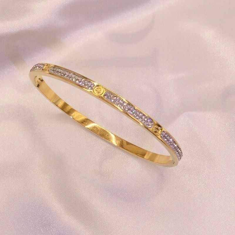 Bracelet wind rose gold full diamond product image 8, provided for visual reference and product detail review