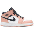 Nike Air Jordan 1 Mid GS 'Pink Quartz' GS product image 1, provided for visual reference and product detail review
