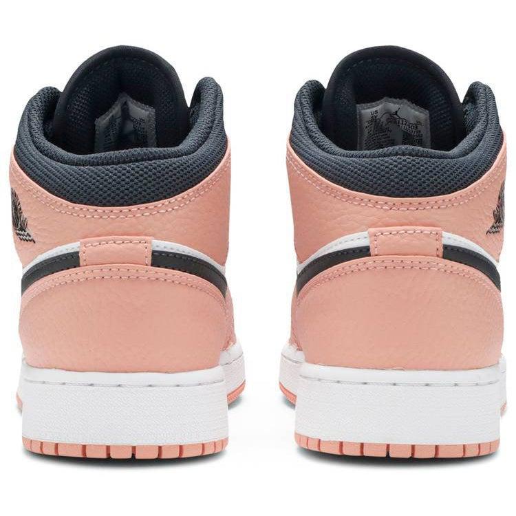 Nike Air Jordan 1 Mid GS 'Pink Quartz' GS product image 4, provided for visual reference and product detail review
