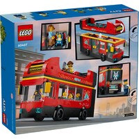 60407 LEGO Red Double-Decker Sightseeing Bus product image 2, provided for visual reference and product detail review