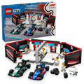 60444 F1® Garage & Mercedes-AMG & Alpine Cars product image 1, provided for visual reference and product detail review