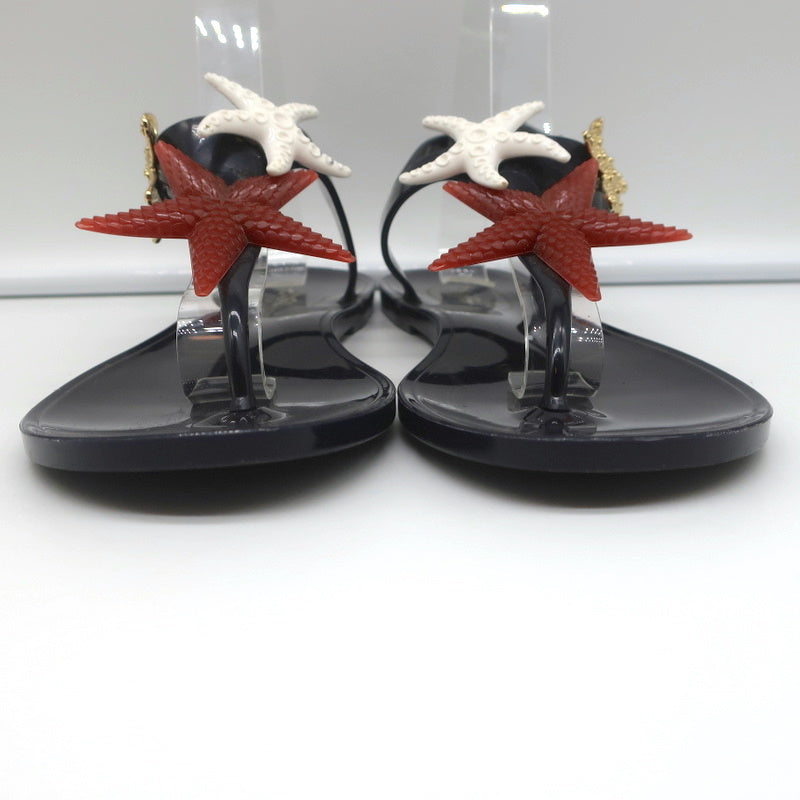 Yves Saint Laurent Starfish Jelly Thong Sandals Black Size 37 product image 4, provided for visual reference and product