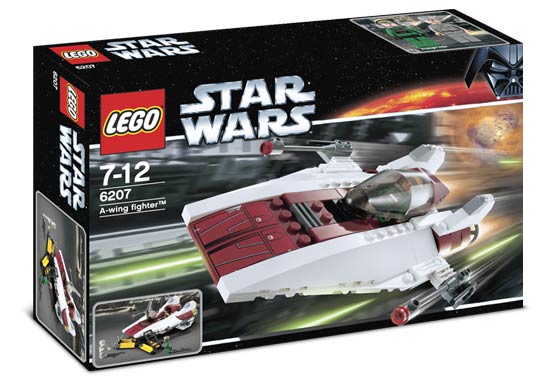 6207 LEGO A-wing Fighter product image 1, provided for visual reference and product detail review