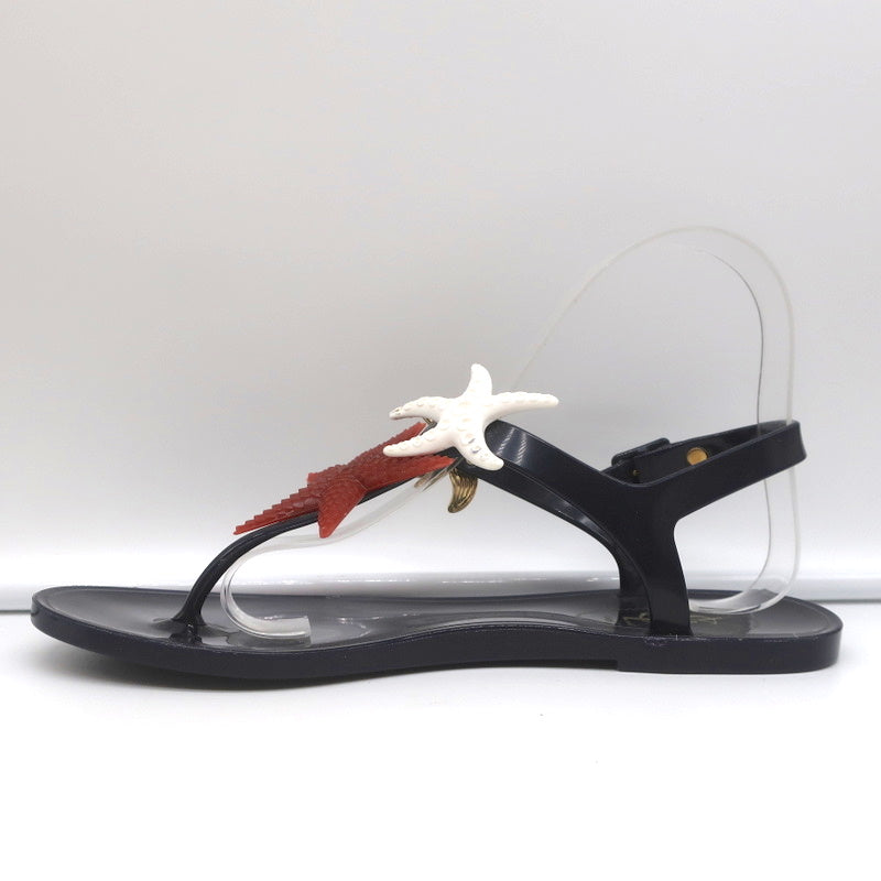 Yves Saint Laurent Starfish Jelly Thong Sandals Black Size 37 product image 6, provided for visual reference and product