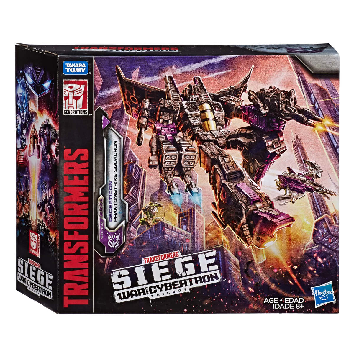 Transformers Generations War For Cybertron: Siege Voyager Decepticon Skywarp Phantomstrike Squadron 4 Pack Final Strike