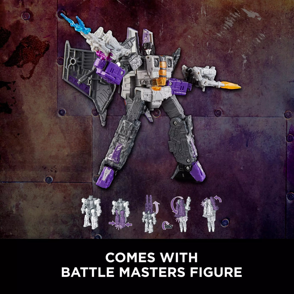 Transformers Generations War For Cybertron: Siege Voyager Decepticon Skywarp Phantomstrike Squadron 4 Pack Final Strike