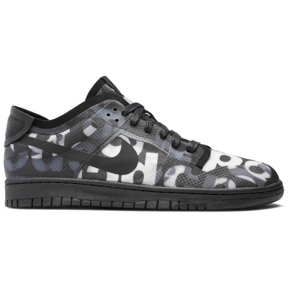Nike Comme des Garçons x Wmns Dunk Low 'Monogram Print' product image 1, provided for visual reference and product detail