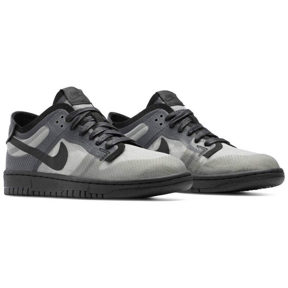 Nike Comme des Garçons x Wmns Dunk Low 'Black Clear' product image 2, provided for visual reference and product detail review