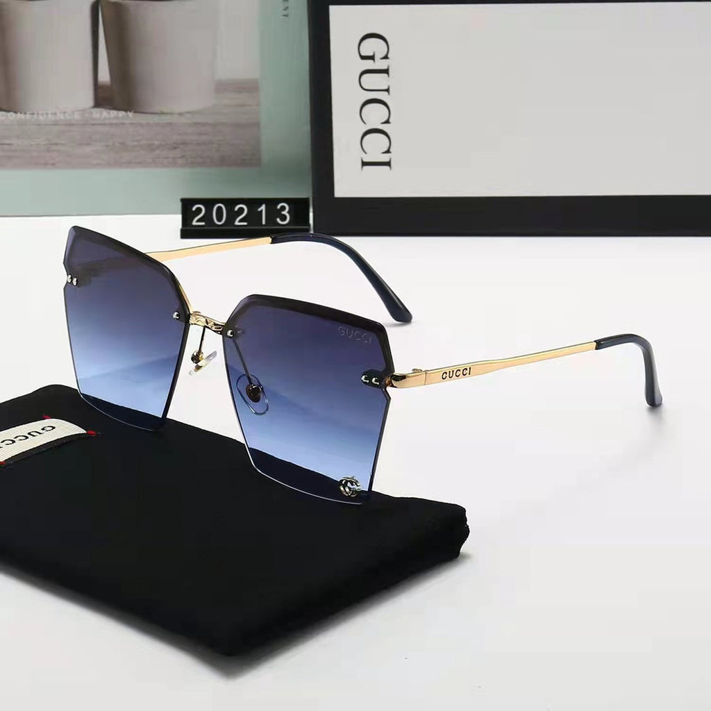 2022 New Ladies Fashion Classic Half Rim Sunglasses product image 5, provided for visual reference and product detail review