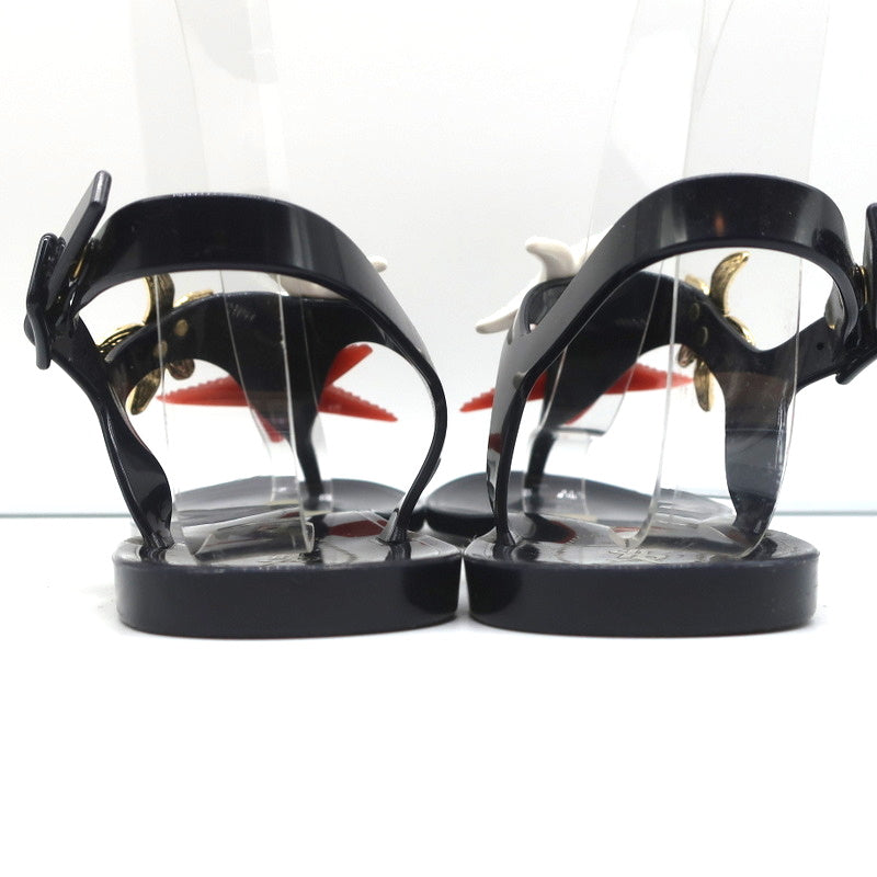 Yves Saint Laurent Starfish Jelly Thong Sandals Black Size 37 product image 7, provided for visual reference and product