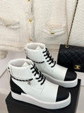 2023 Chain double CC fashion ankle boots-S25 product image 1, provided for visual reference and product detail review