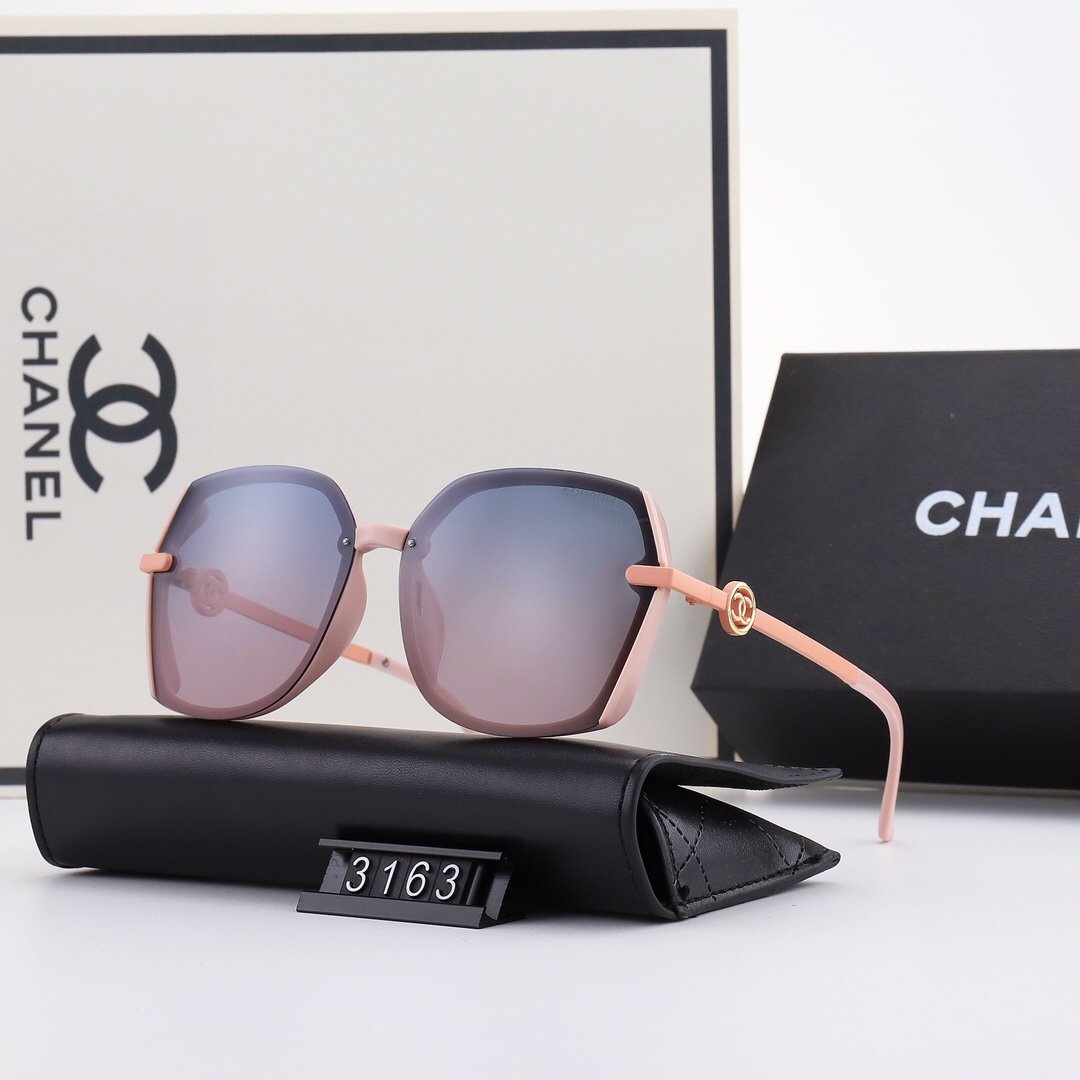 5 Colors Hollow Out Letter Thin Metal Frame Sunglasses product image 3, provided for visual reference and product detail