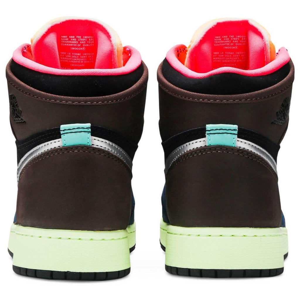 Nike Air Jordan 1 Retro High GS 'Tokyo Bio Hack' product image 4, provided for visual reference and product detail review