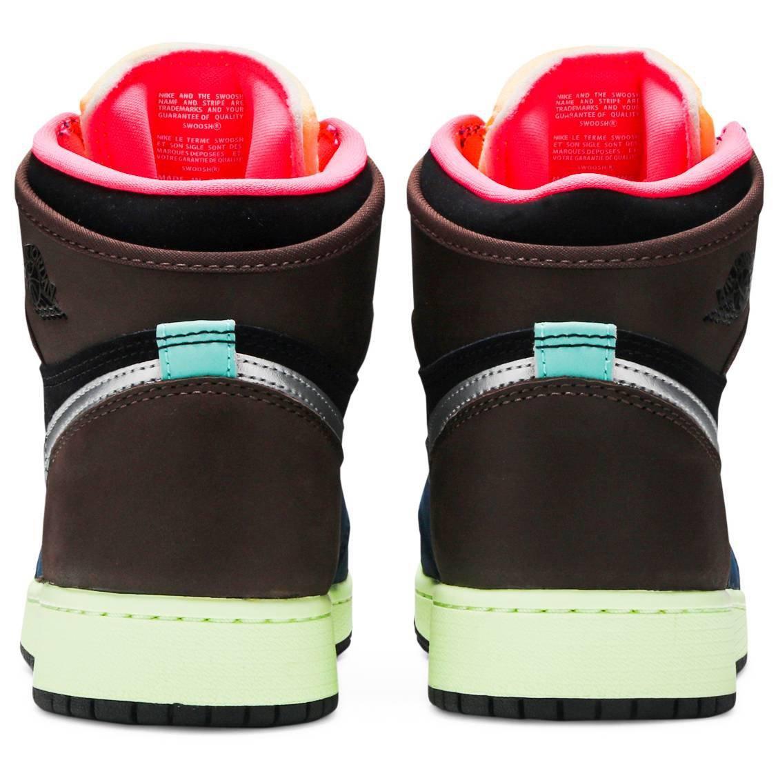 Nike Air Jordan 1 Retro High GS 'Tokyo Bio Hack' product image 4, provided for visual reference and product detail review
