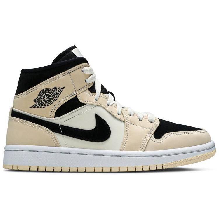Nike Wmns Air Jordan 1 Mid 'Barely Orange' product image 1, provided for visual reference and product detail review