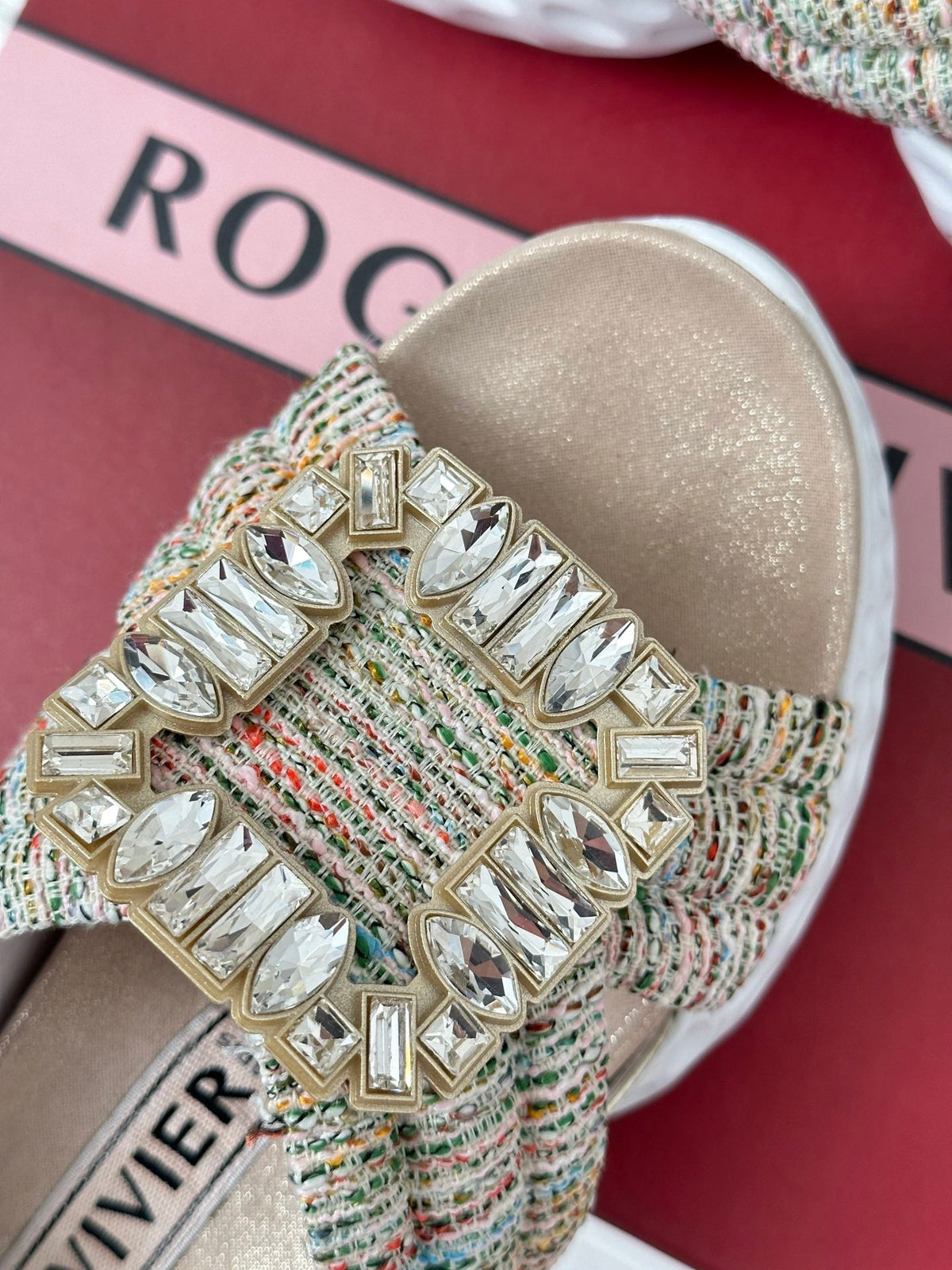 2023 Diamond Buckle Silk Sandals-S33 product image 11, provided for visual reference and product detail review