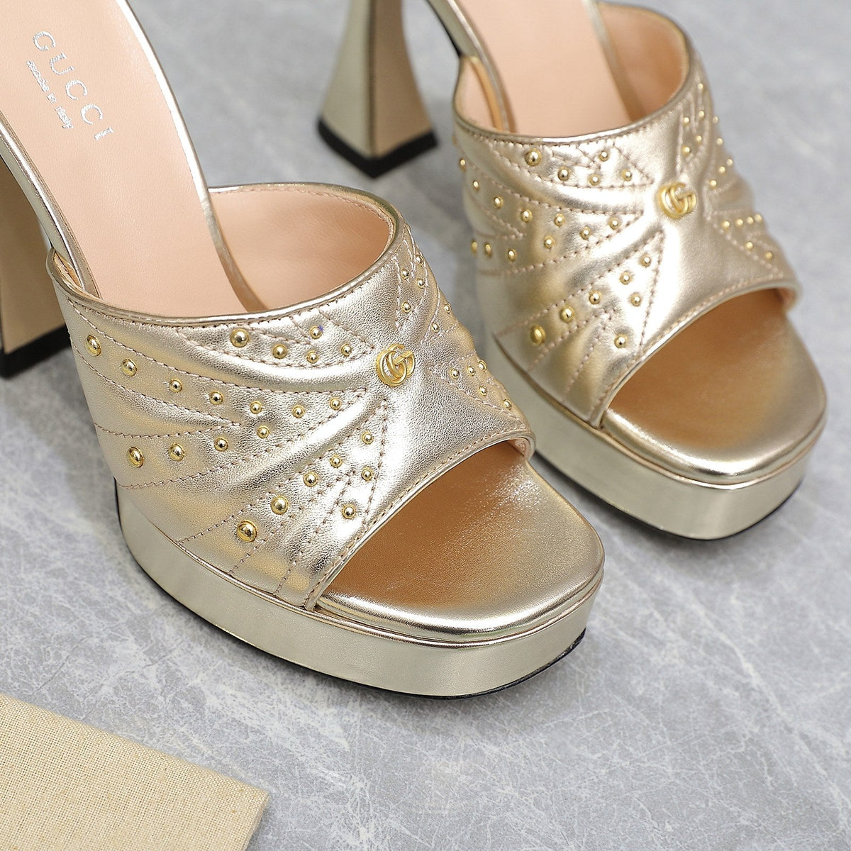 2023 GG platform patent leather pumps-S59 product image 7, provided for visual reference and product detail review