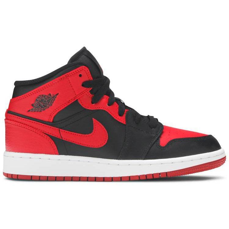 Nike Air Jordan 1 Mid GS 'Banned 2020' product image 1, provided for visual reference and product detail review