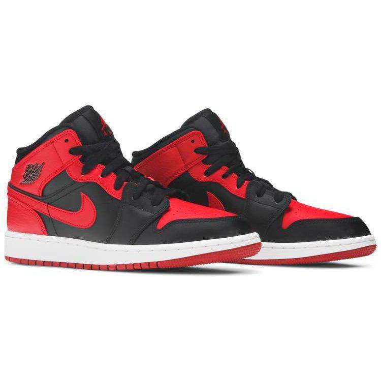 Nike Air Jordan 1 Mid GS 'Banned 2020' product image 5, provided for visual reference and product detail review