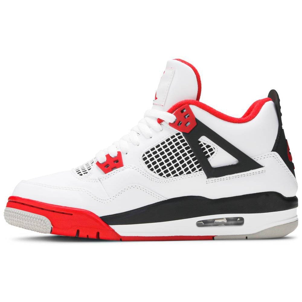 Nike Air Jordan 4 Retro OG GS 'Fire Red' 2020 product image 2, provided for visual reference and product detail review