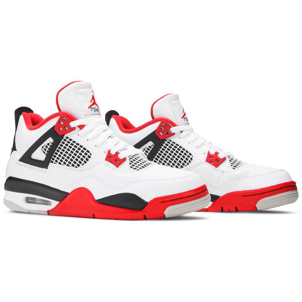 Nike Air Jordan 4 Retro OG GS 'Fire Red' 2020 product image 5, provided for visual reference and product detail review