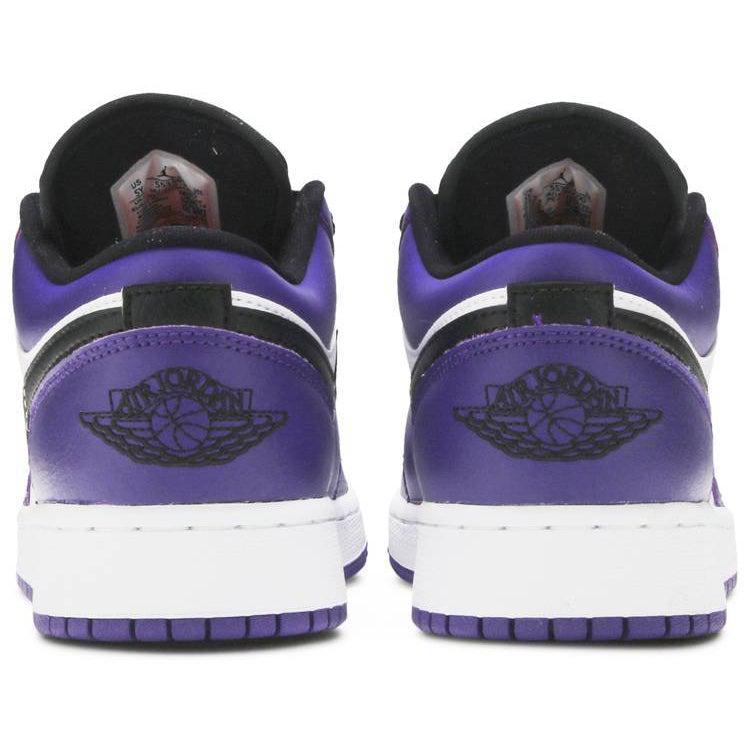 Nike Jordan 1 Low Court Purple White (GS) product image 4, provided for visual reference and product detail review