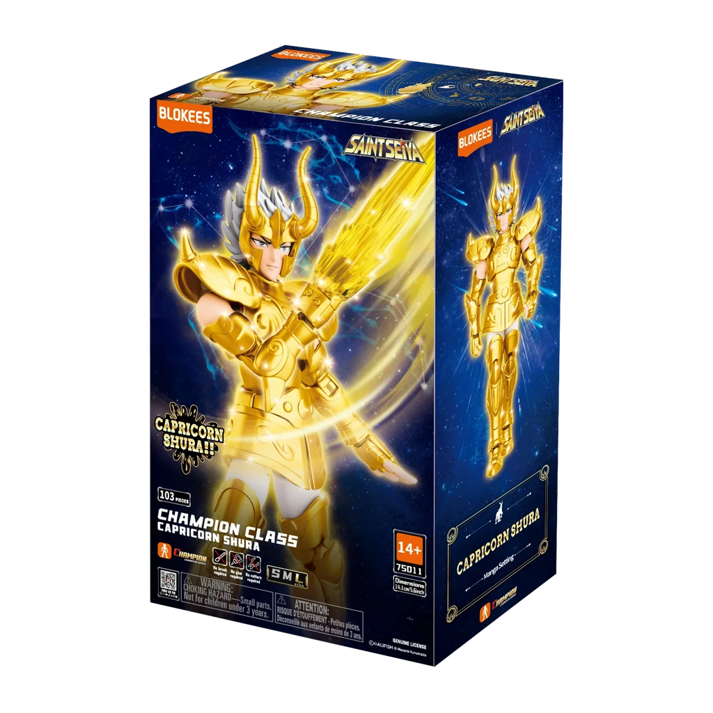 Saint Seiya Champion Class Capricorn Shura | Blokees product image 6, provided for visual reference and product detail review