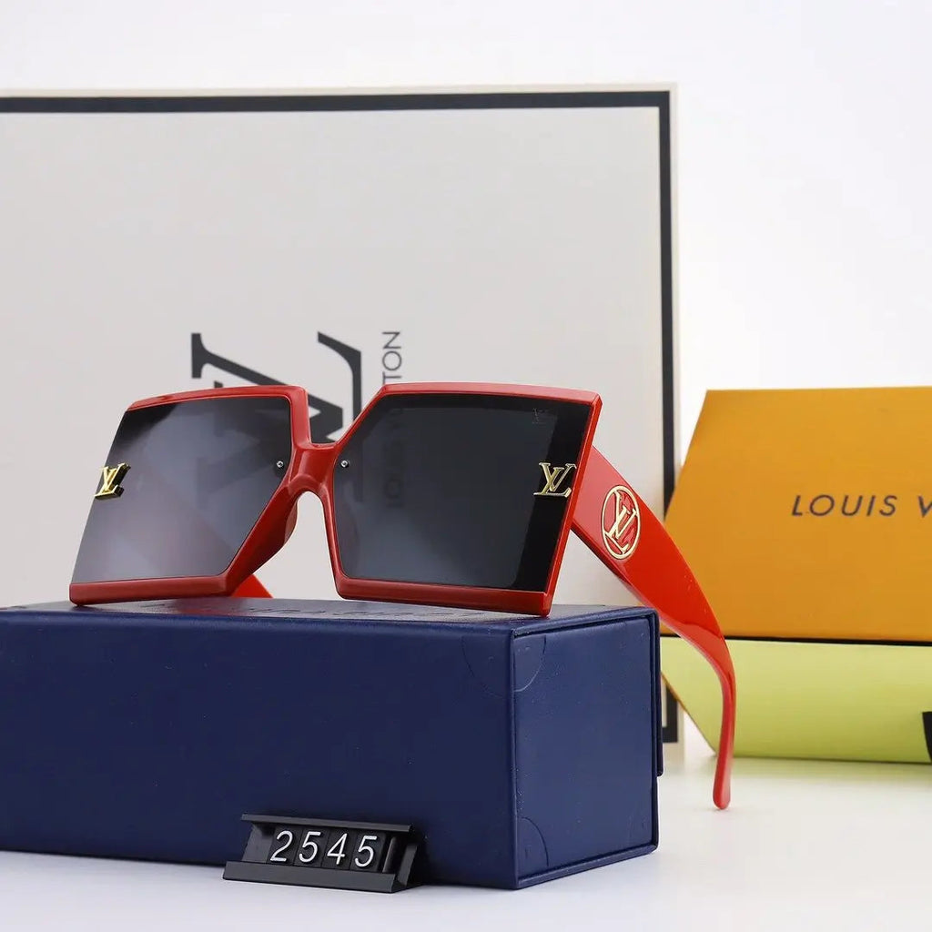 5 COLORS Square HOLLOWING V SHAPE SUNGLASSES product image 2, provided for visual reference and product detail review