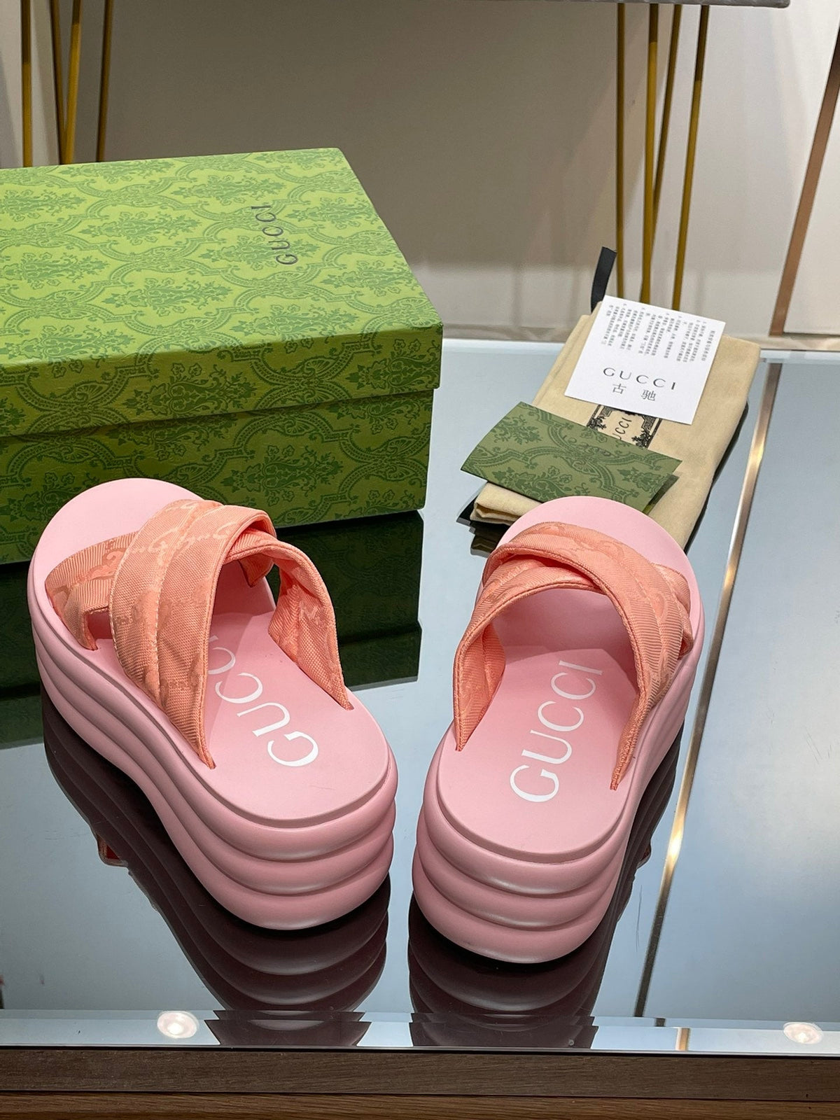 2023 GG Platform Beach Sandals-S55 product image 5, provided for visual reference and product detail review