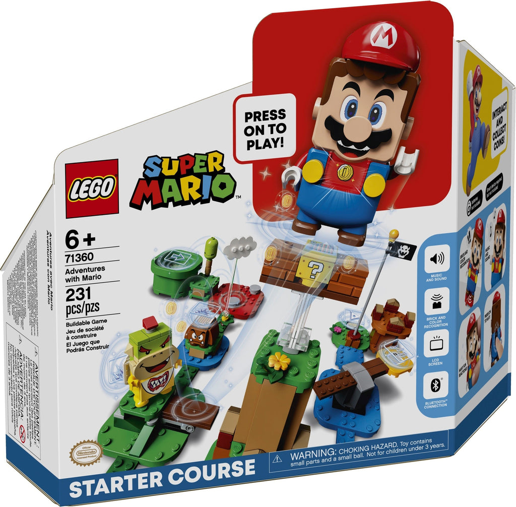 71360 LEGO Adventures with Mario Starter Course product image 1, provided for visual reference and product detail review