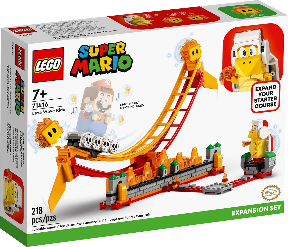 71416 LEGO Lava Wave Ride Expansion Set product image 1, provided for visual reference and product detail review