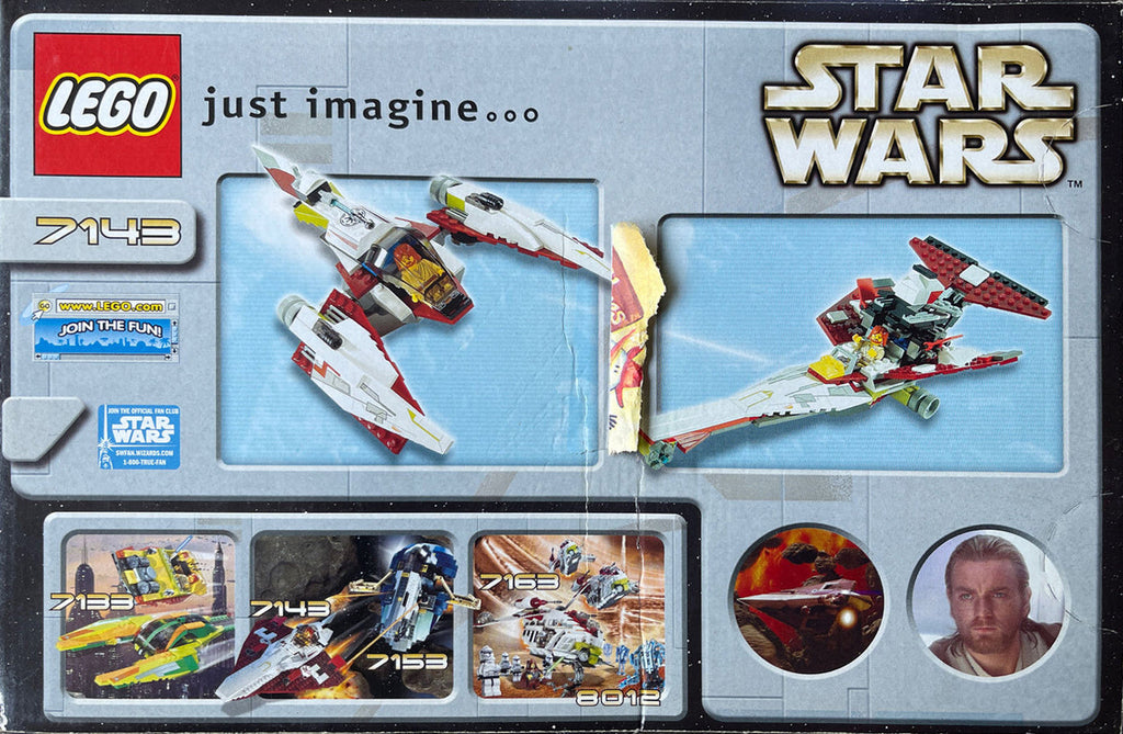 7143 LEGO Jedi Starfighter product image 2, provided for visual reference and product detail review
