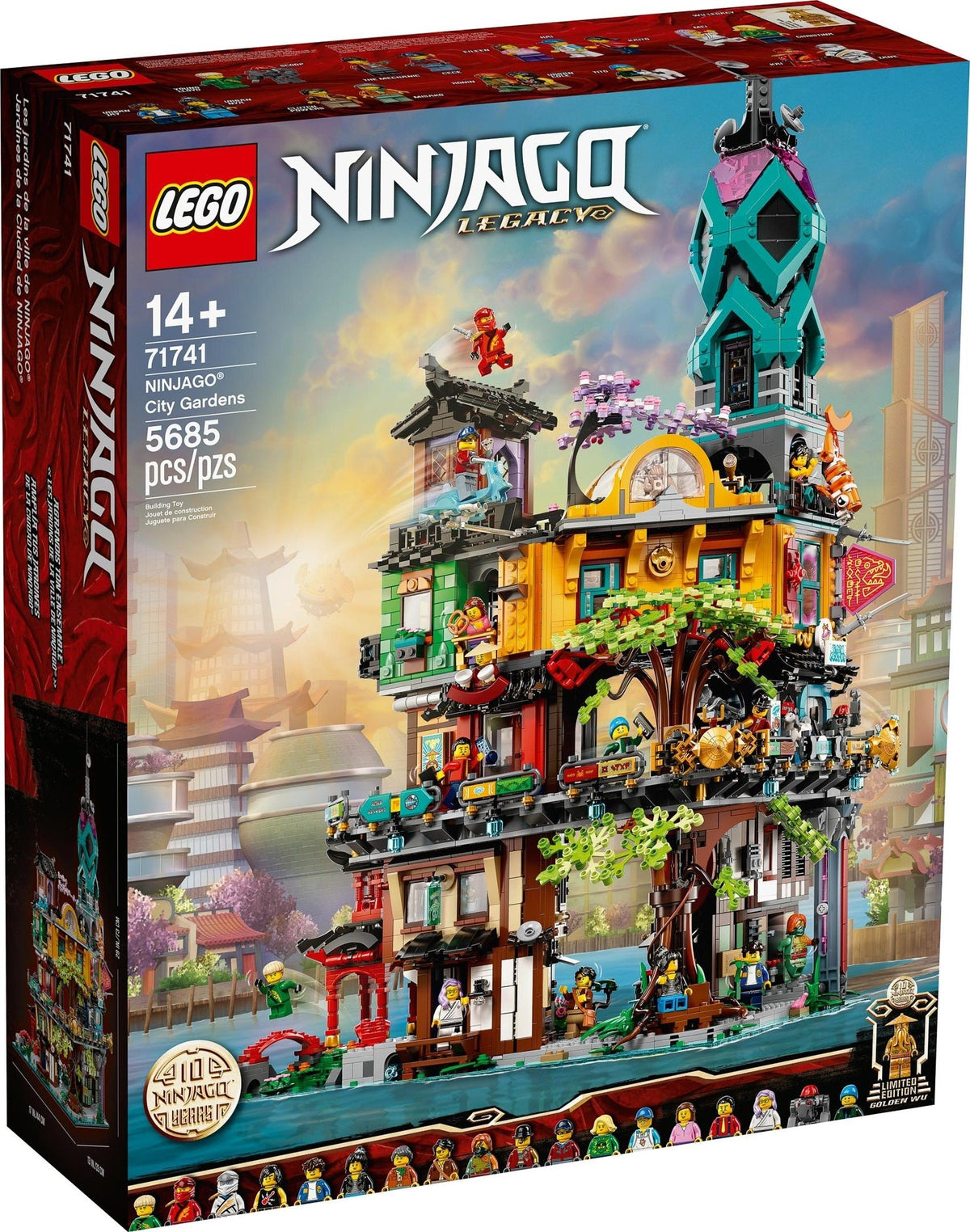 71741 Ninjago City Gardens product image 1, provided for visual reference and product detail review