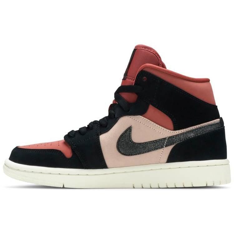 Nike Wmns Air Jordan 1 Mid 'Canyon Rust' product image 2, provided for visual reference and product detail review