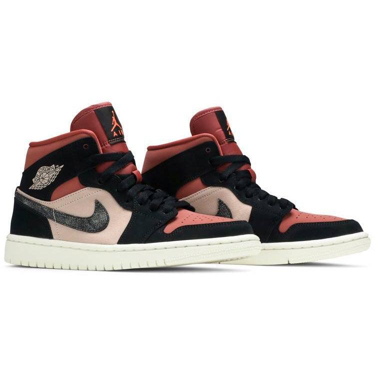 Nike Wmns Air Jordan 1 Mid 'Canyon Rust' product image 5, provided for visual reference and product detail review