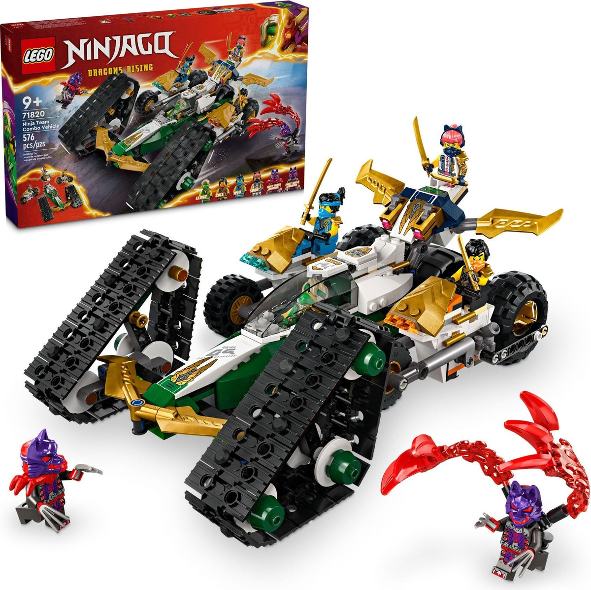 71820 LEGO Ninja Team Combo Vehicle product image 1, provided for visual reference and product detail review