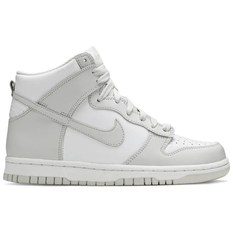 Nike Dunk High GS 'Vast Grey' product image 1, provided for visual reference and product detail review