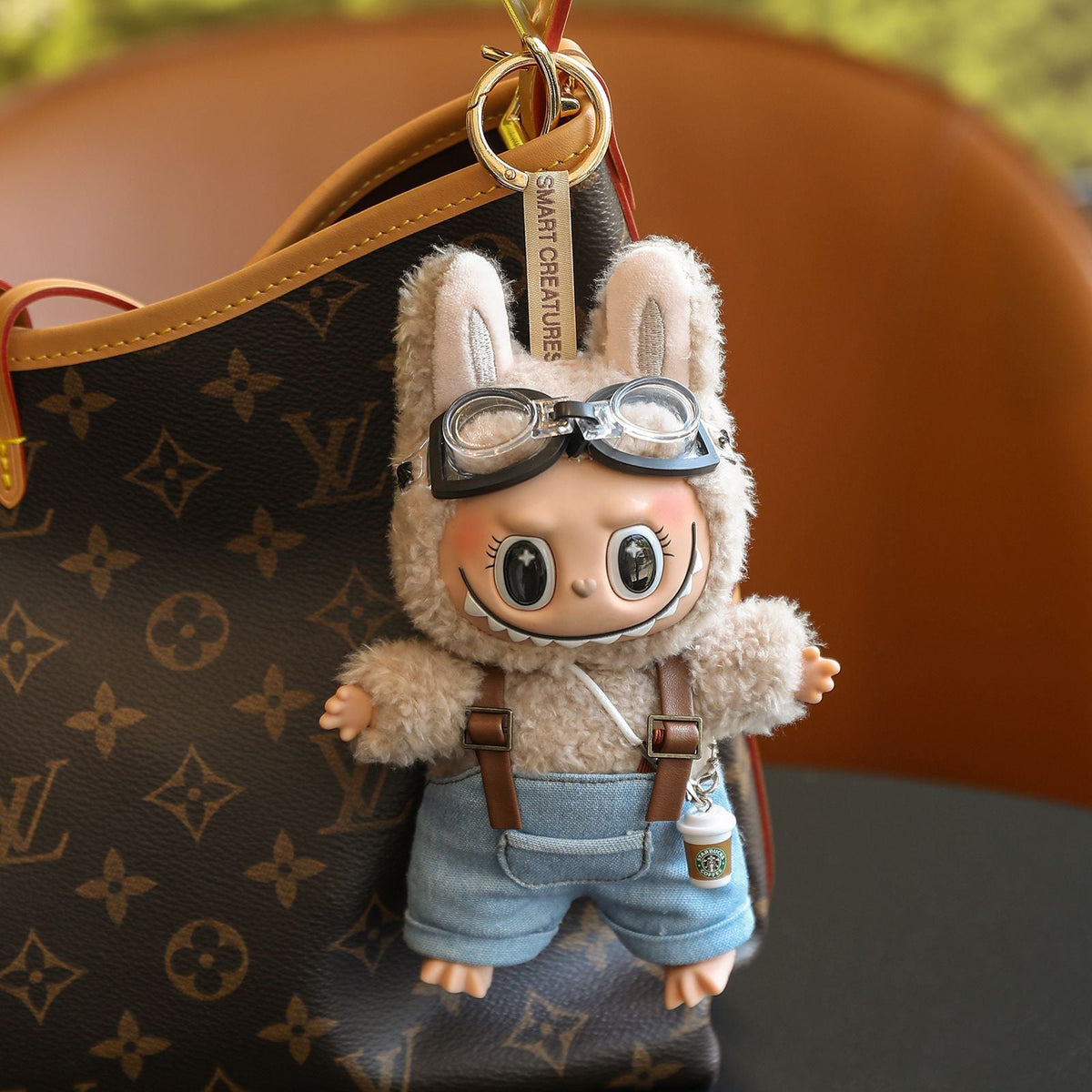 (Baby + clothes) Sitting party baby clothes plush vinyl face doll bag pendant girl gift product image 18, provided for