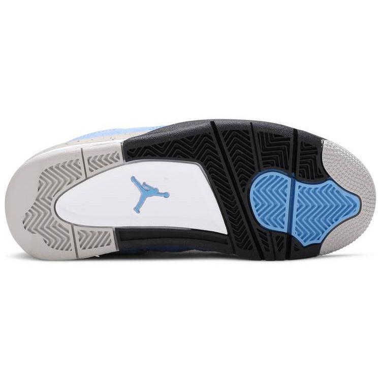 Nike Air Jordan 4 Retro GS 'University Blue' product image 3, provided for visual reference and product detail review