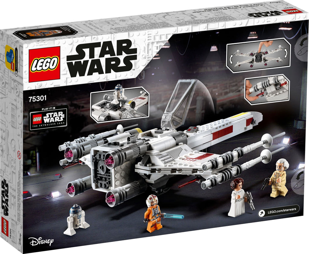 75301 LEGO Luke Skywalker's X-Wing Fighter product image 2, provided for visual reference and product detail review