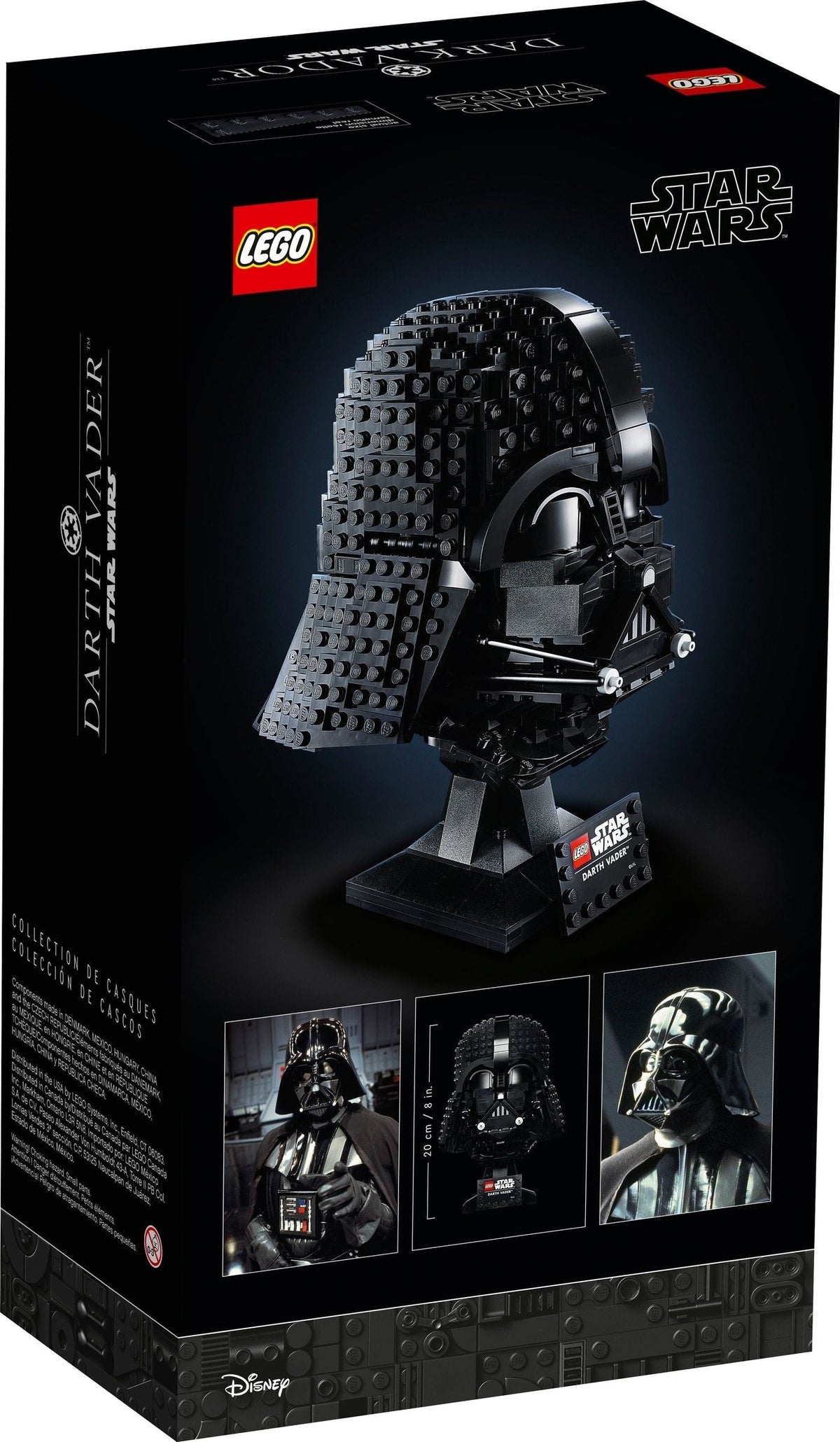 75304 LEGO Darth Vader Helmet OPEN BOX NEW product image 2, provided for visual reference and product detail review