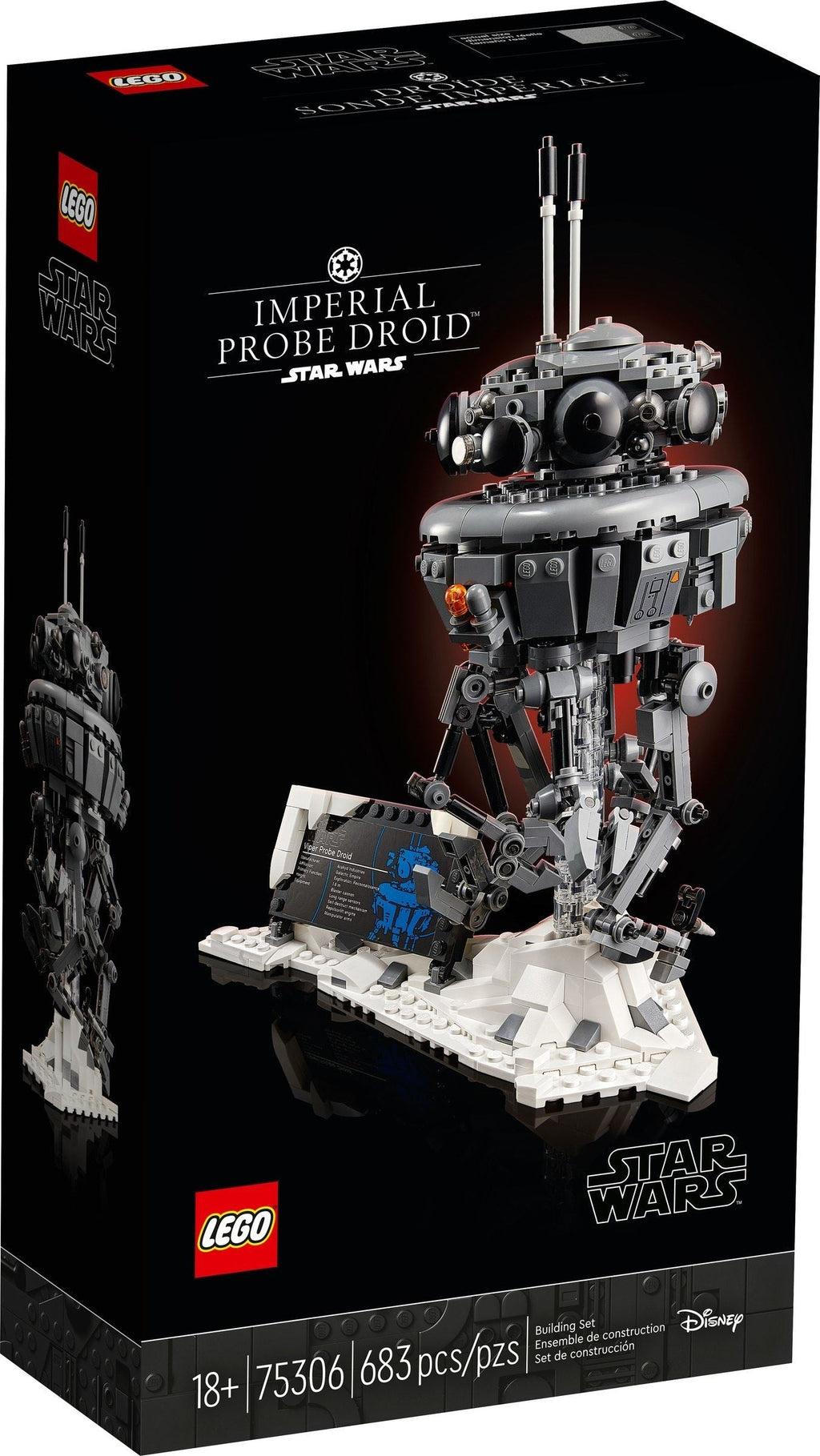 75306 LEGO Imperial Probe Droid product image 1, provided for visual reference and product detail review