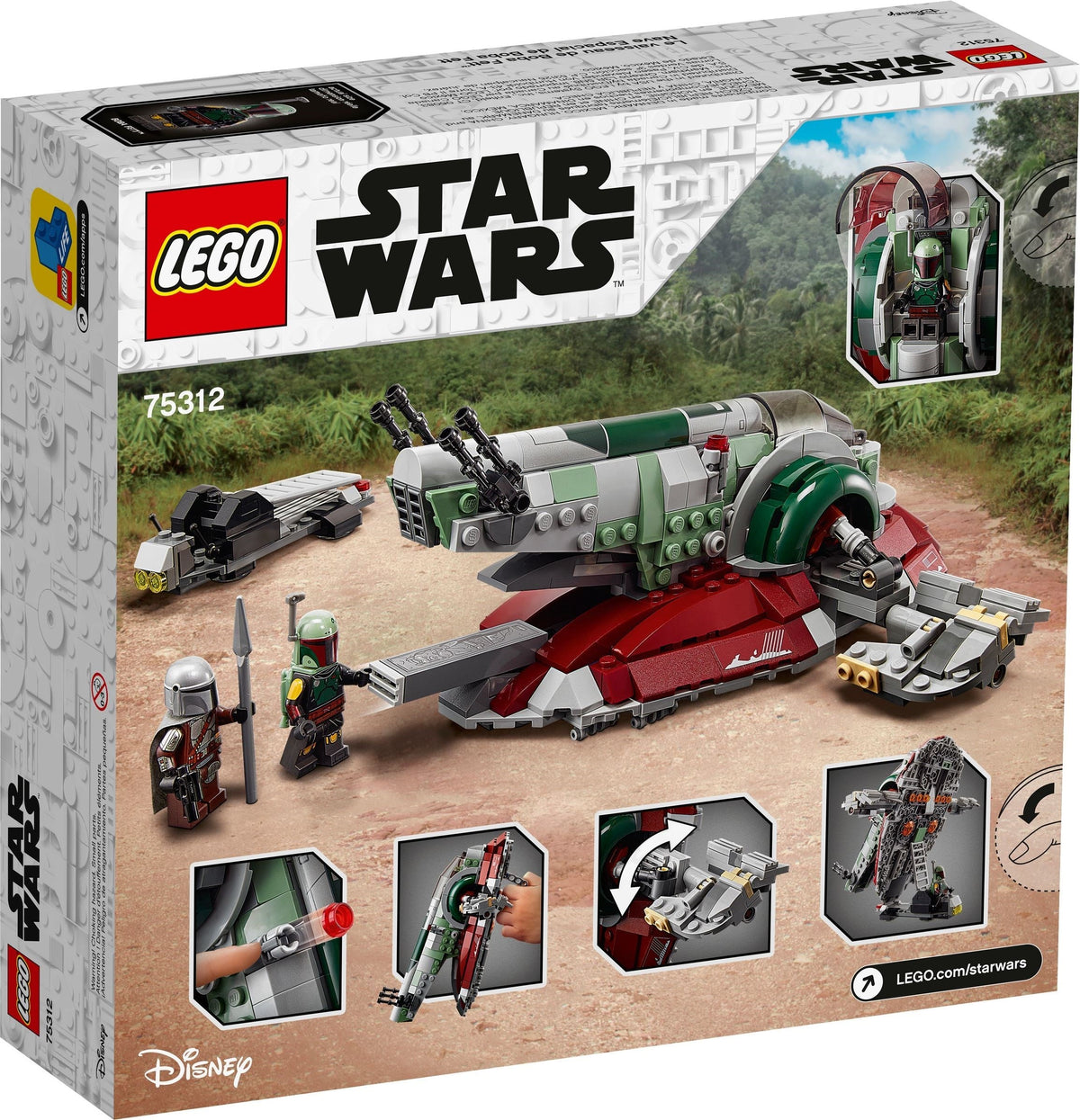 75312 LEGO Boba Fett's Starship OPEN BOX NEW product image 2, provided for visual reference and product detail review