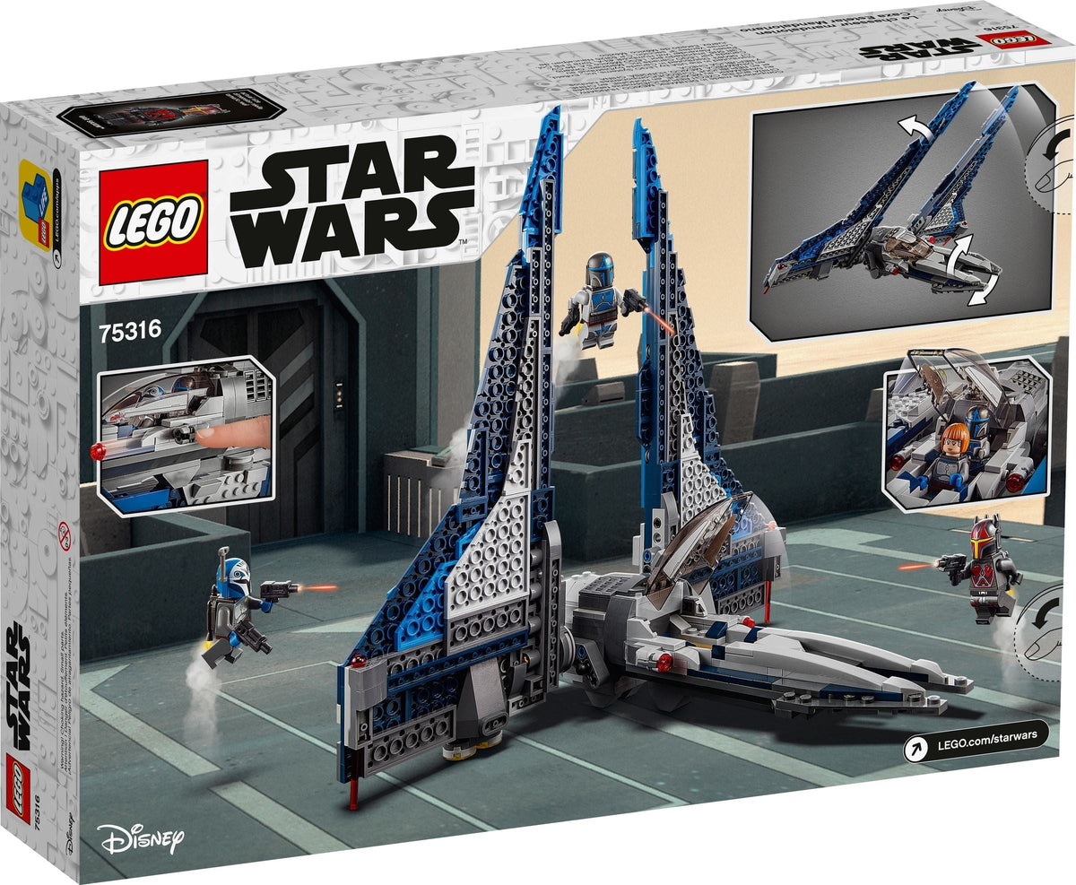 75316 LEGO Mandalorian Starfighter product image 2, provided for visual reference and product detail review