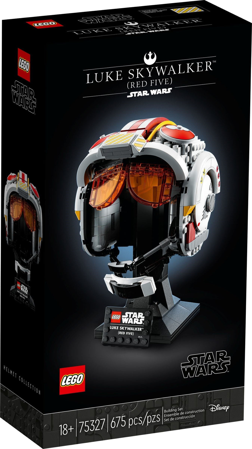 75327 LEGO Luke Skywalker (Red Five) Helmet product image 1, provided for visual reference and product detail review