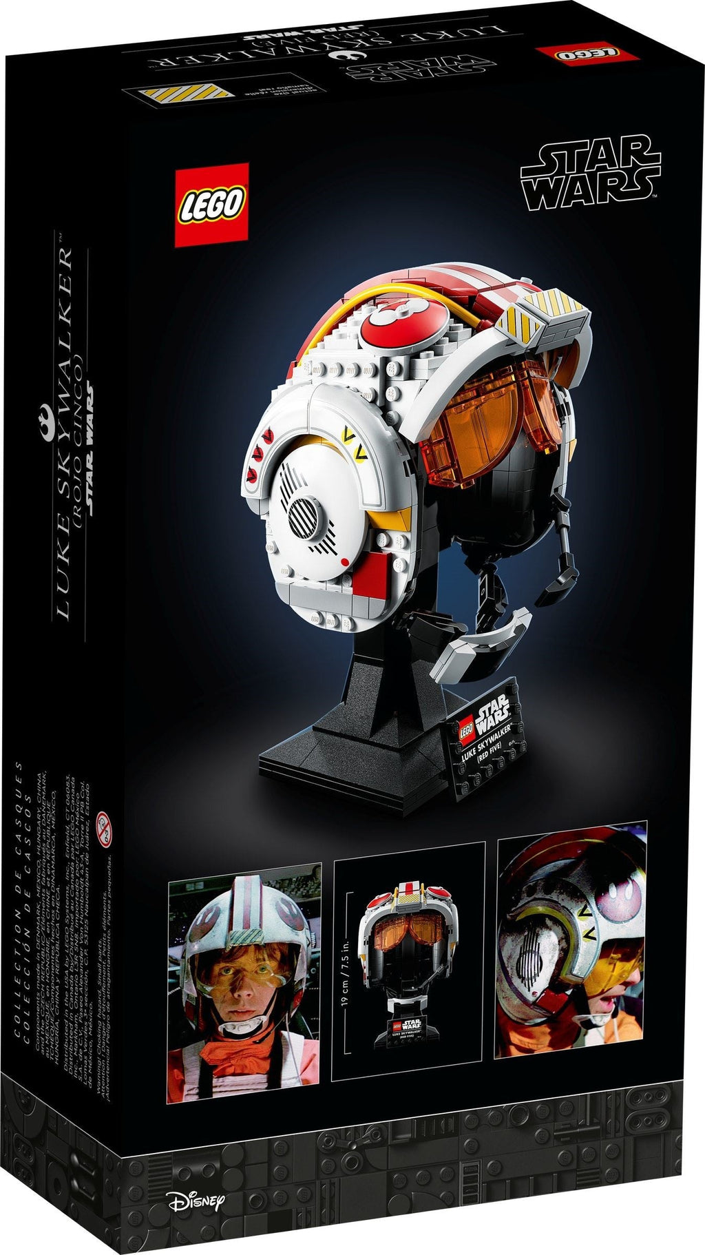 75327 LEGO Luke Skywalker (Red Five) Helmet PRE-OWNED CERTIFIED product image 5, provided for visual reference and product
